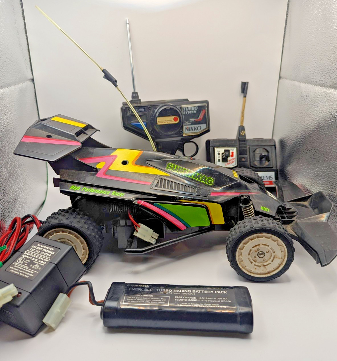 Vintage Nikko Super Mag 89-91s High Performance Racer Full Set working Vintage Nikko Super Mag 89-91s High Performance Racer Full Set working