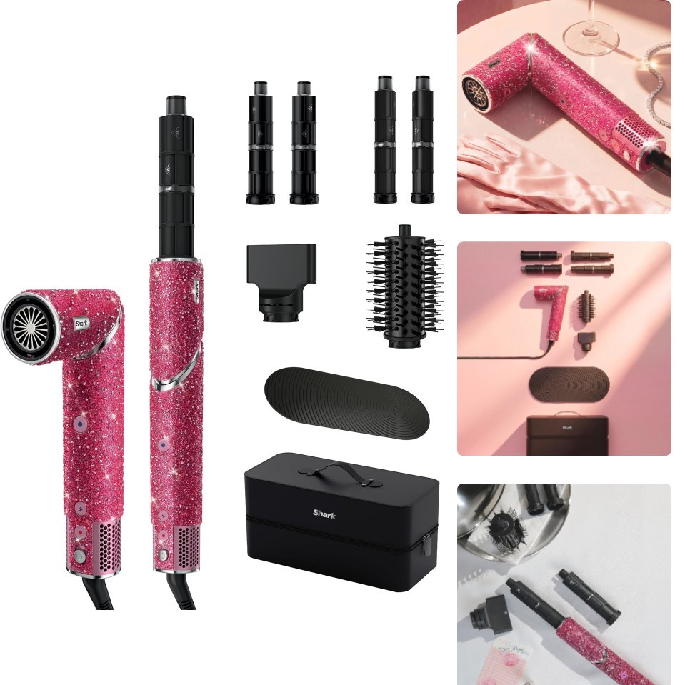 Lmtd Edition Pink Sparkle FlexStyle x Marilyn Monroe Air Styling & Drying Sys...
