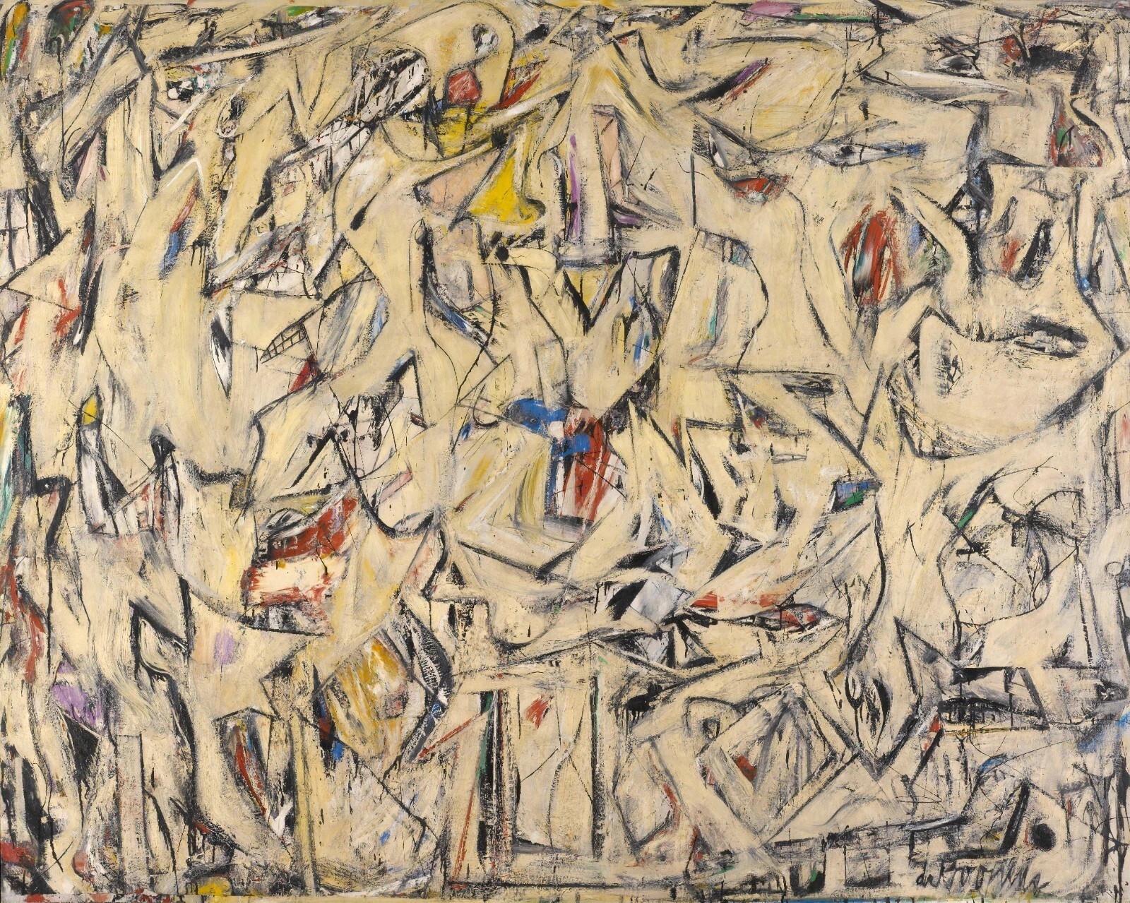 Willem de Kooning Excavation VINTAGE art print