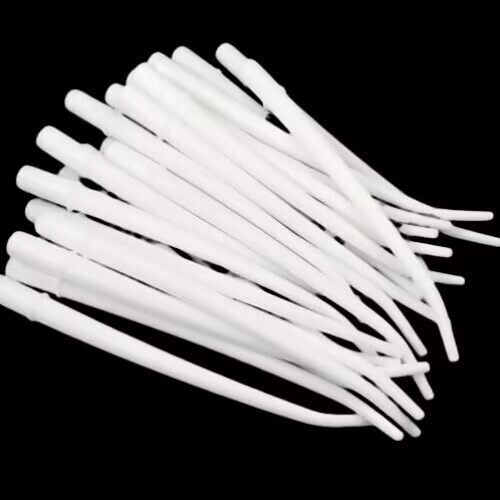 White Surgical Aspirator Tips Small size 1/8