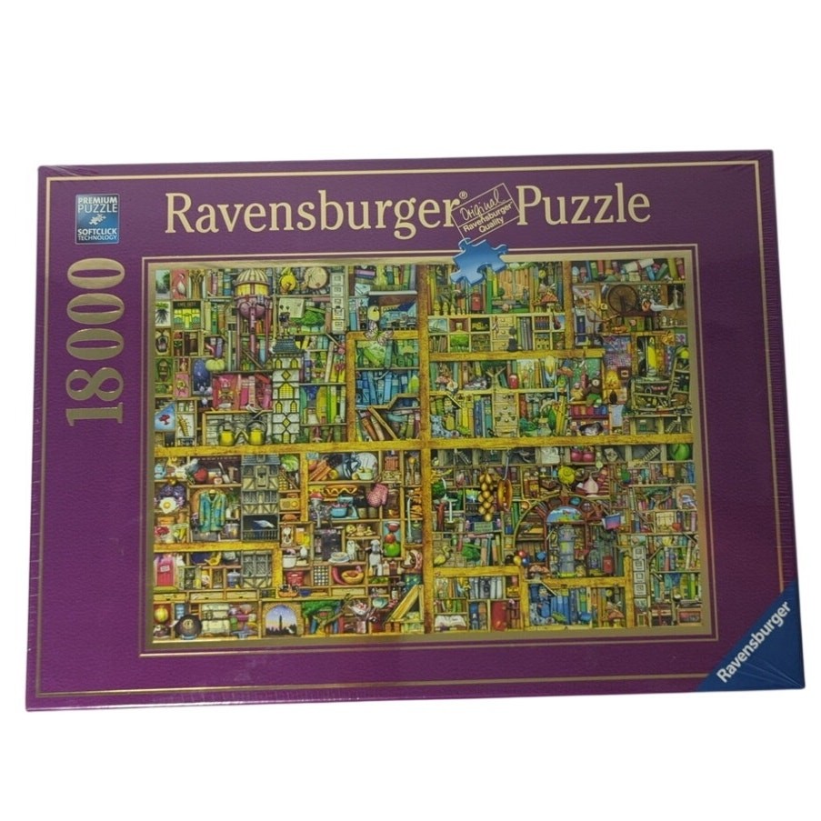 Ravensburger 18000 Piece Jigsaw Puzzle Magical Bookcase 2015 Ravensburger 18000 Piece Jigsaw Puzzle Magical Bookcase 2015