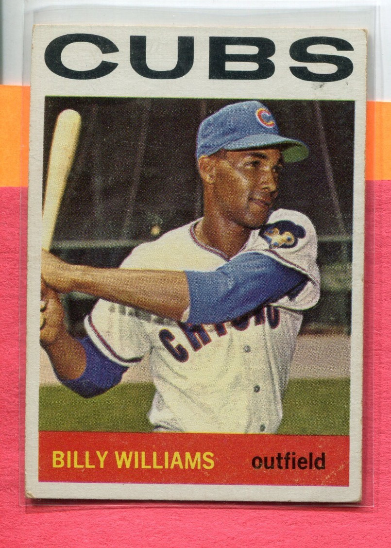 BILLY WILLIAMS CHICAGO CUBS 1964 TOPPS MLB BASEBALL CARD #175