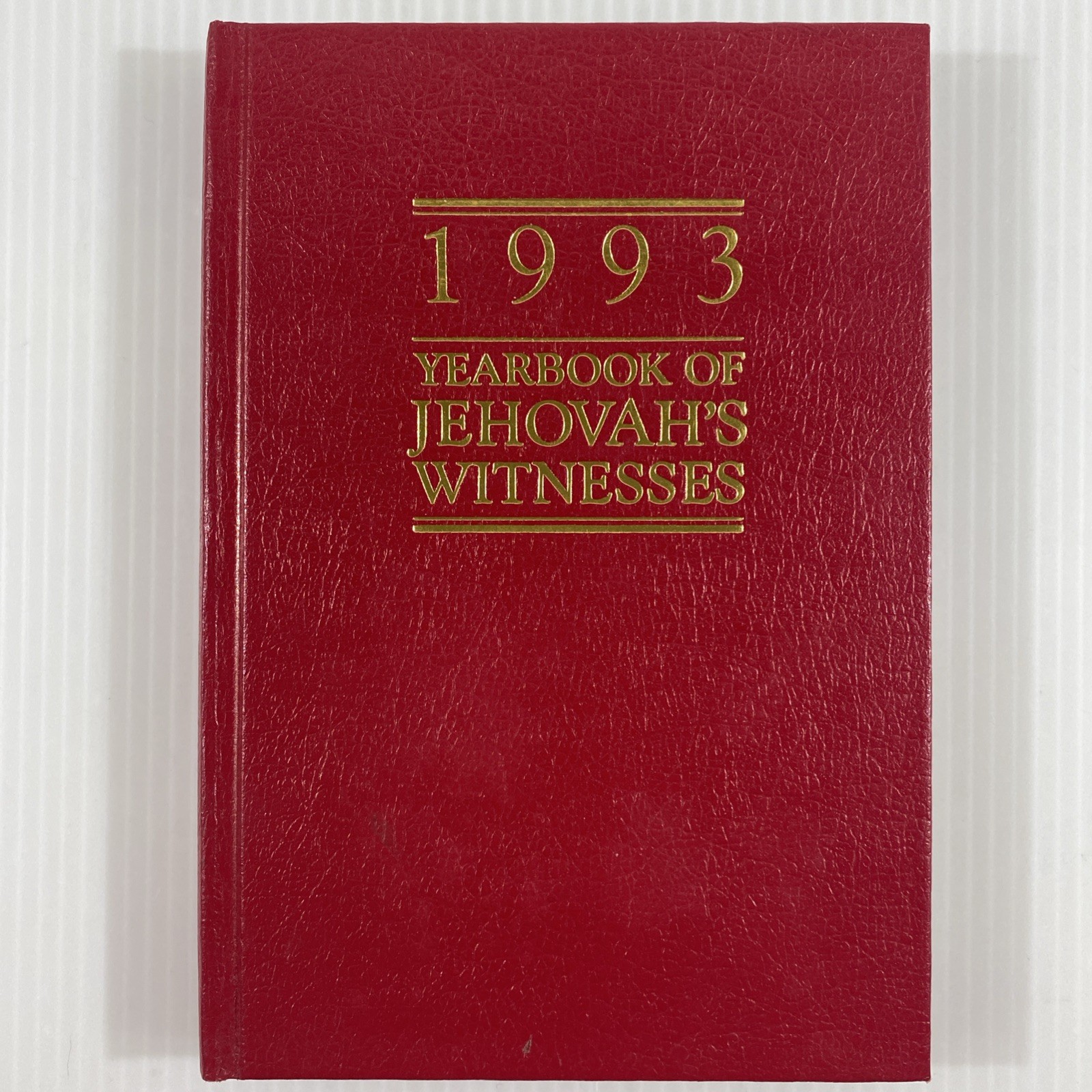 Vintage Jehovah\'s Witnesses Yearbook 1993 Watchtower Bible And Tract Society Vintage Jehovah\'s Witnesses Yearbook 1993 Watchtower Bible And Tract Society
