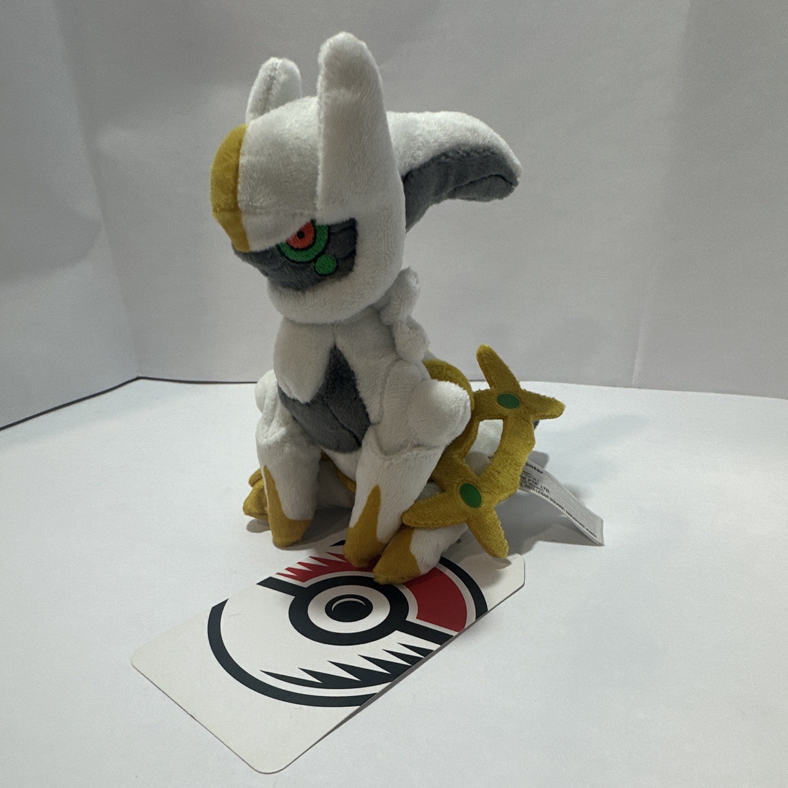 Pokémon Center Arceus Sitting Cuties Plush Stuffed Animal w/ Hang Tag Pokémon Center Arceus Sitting Cuties Plush Stuffed Animal w/ Hang Tag