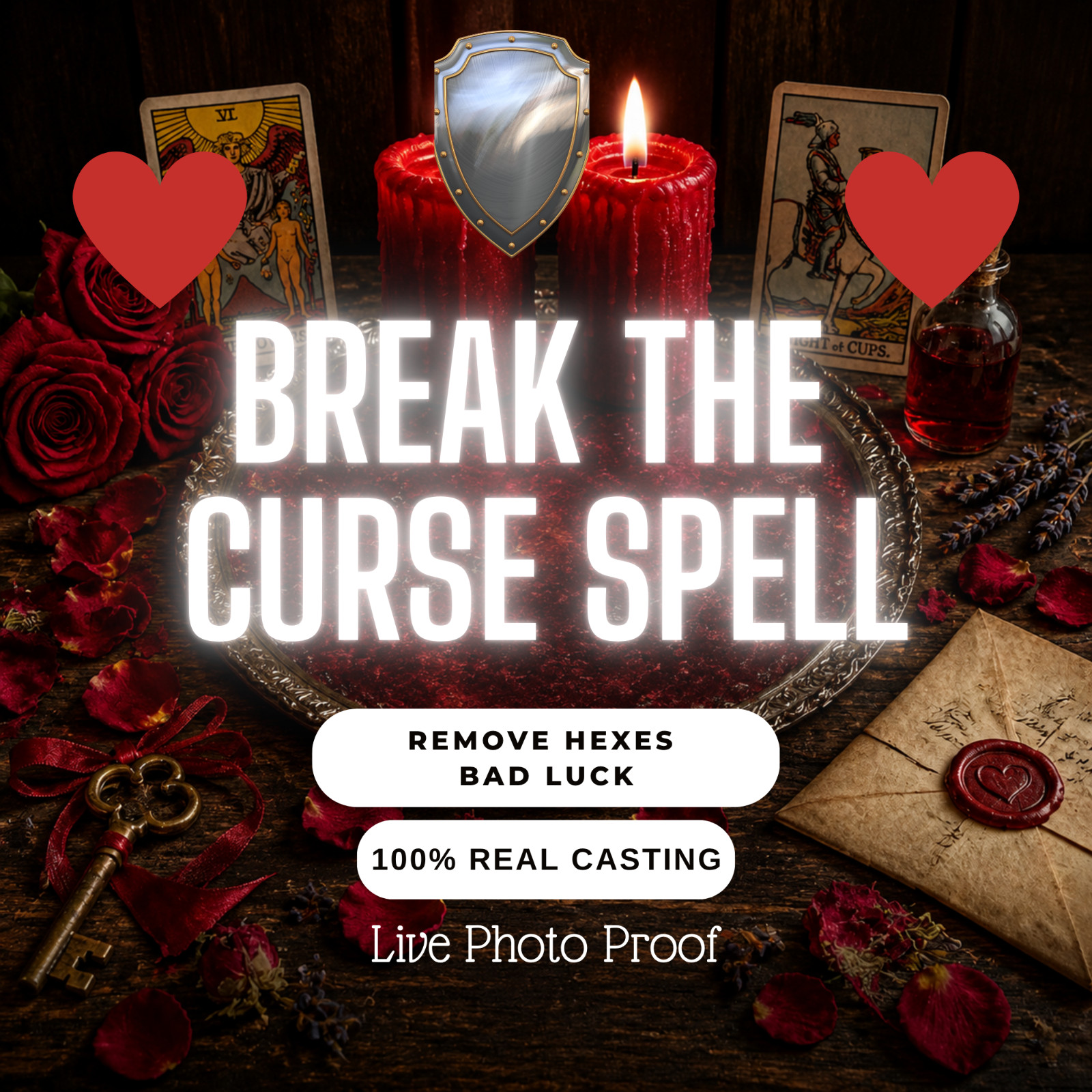 Hex & Curse Removal Spell | Dark Energy Cleanse | Ritual, White Magic