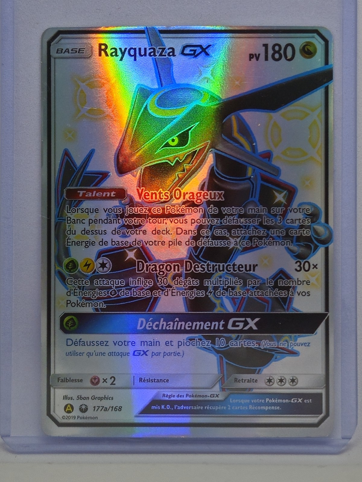 RAYQUAZA GX 2018 POKEMON SUN & MOON CELESTIAL STORM #177A FULL ART RAYQUAZA GX 2018 POKEMON SUN & MOON CELESTIAL STORM #177A FULL ART