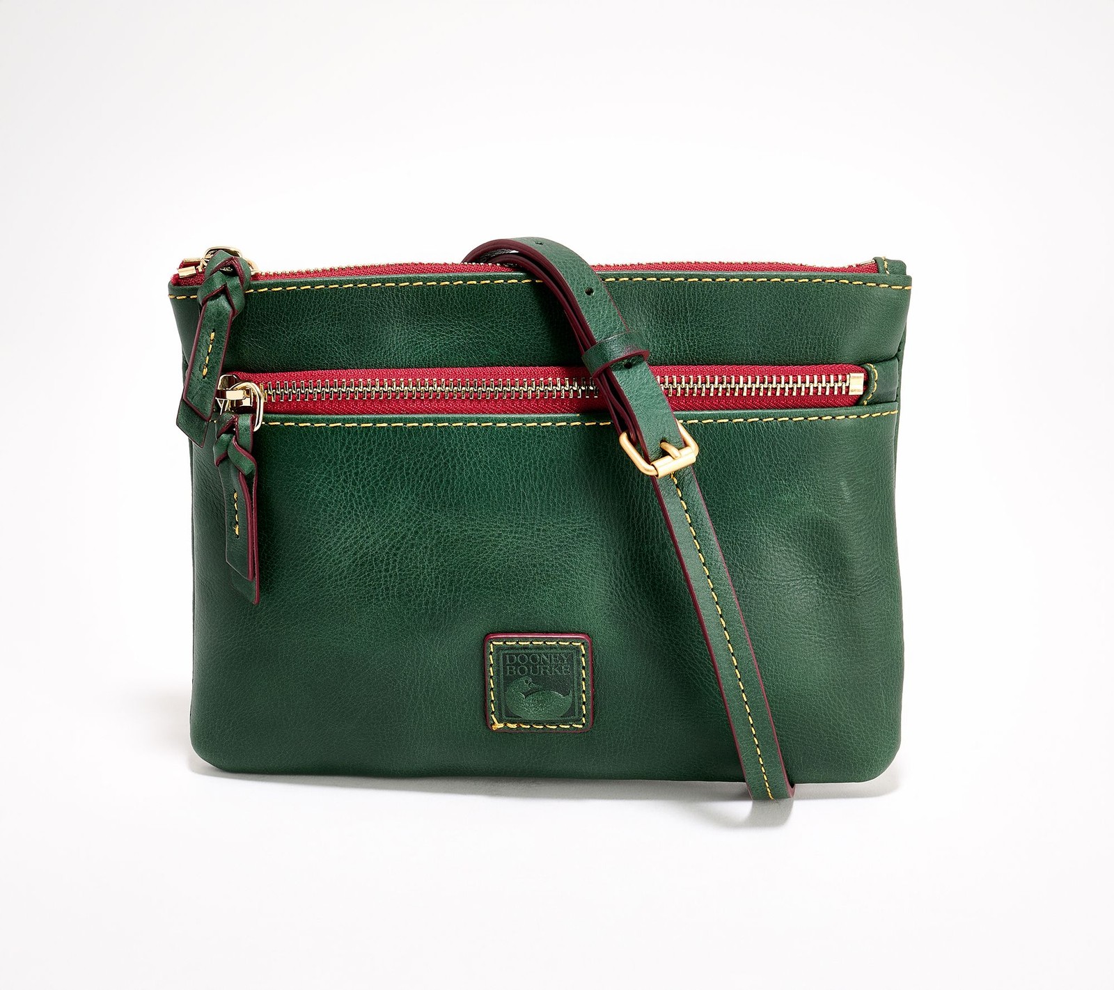 Dooney & Bourke Florentine Leather Patsy Crossbody Ivy New