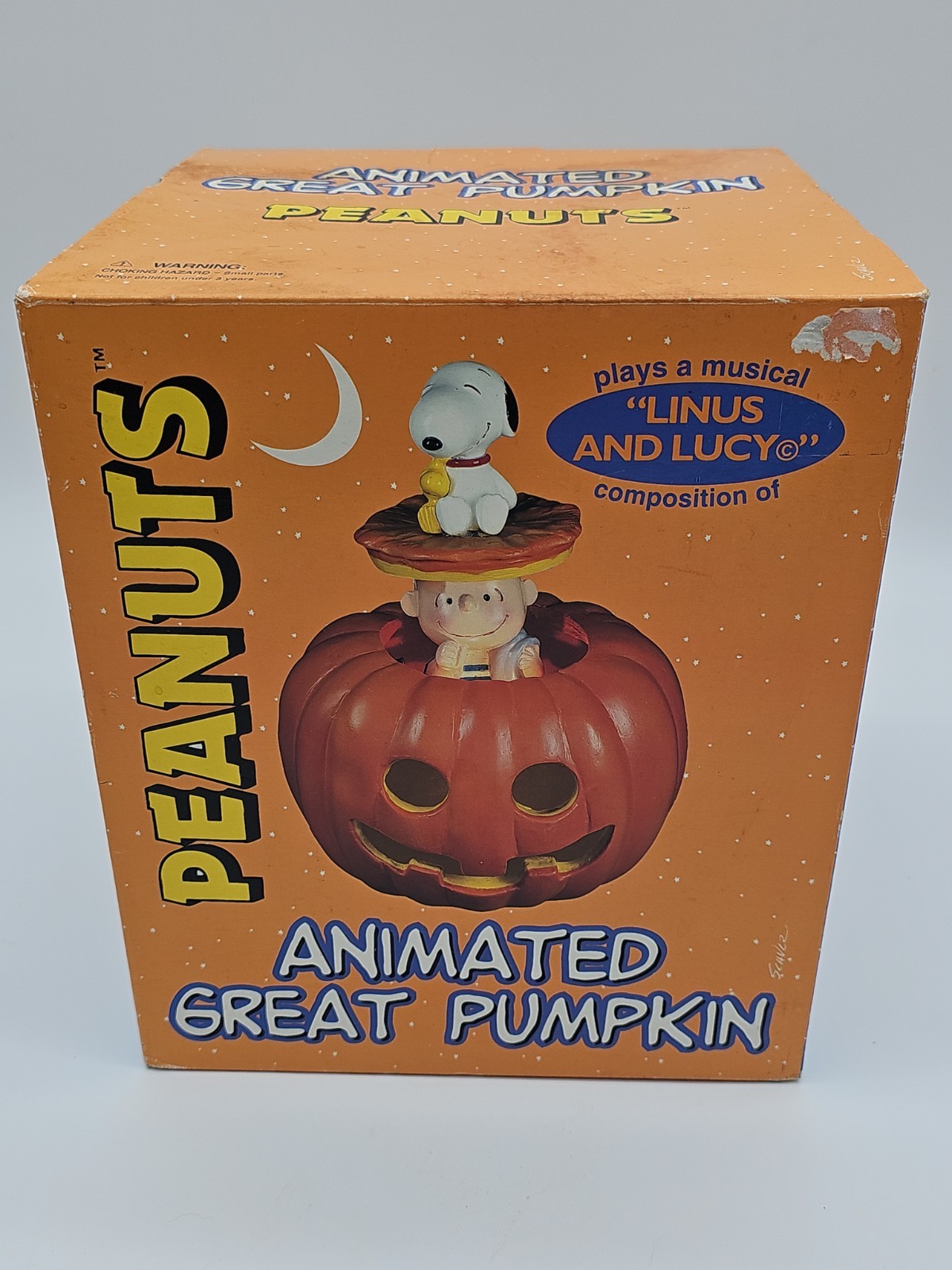 Vtg. Gemmy Halloween Peanuts Animated Great Pumpkin w/Box Parts Or Repair Read Vtg. Gemmy Halloween Peanuts Animated Great Pumpkin w/Box Parts Or Repair Read
