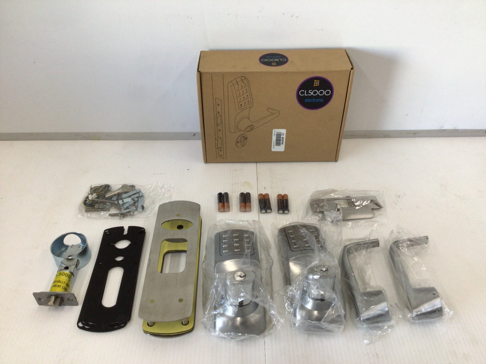 CODELOCKS CL5210-BS Electronic Key Lock,3 hr. Fire Rating 49XP43