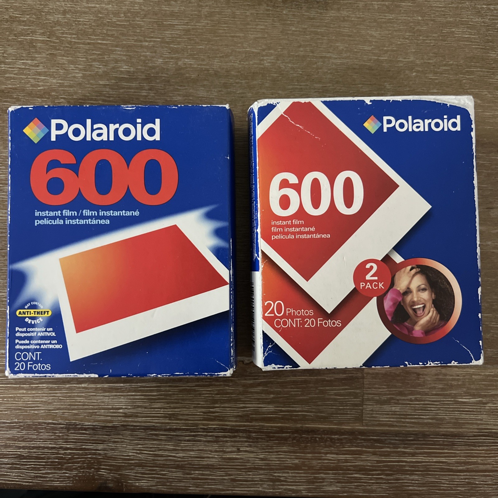 Polaroid 600 Instant Film Expired 2006 Rare Collector Item Camera Film 2 boxes Polaroid 600 Instant Film Expired 2006 Rare Collector Item Camera Film 2 boxes