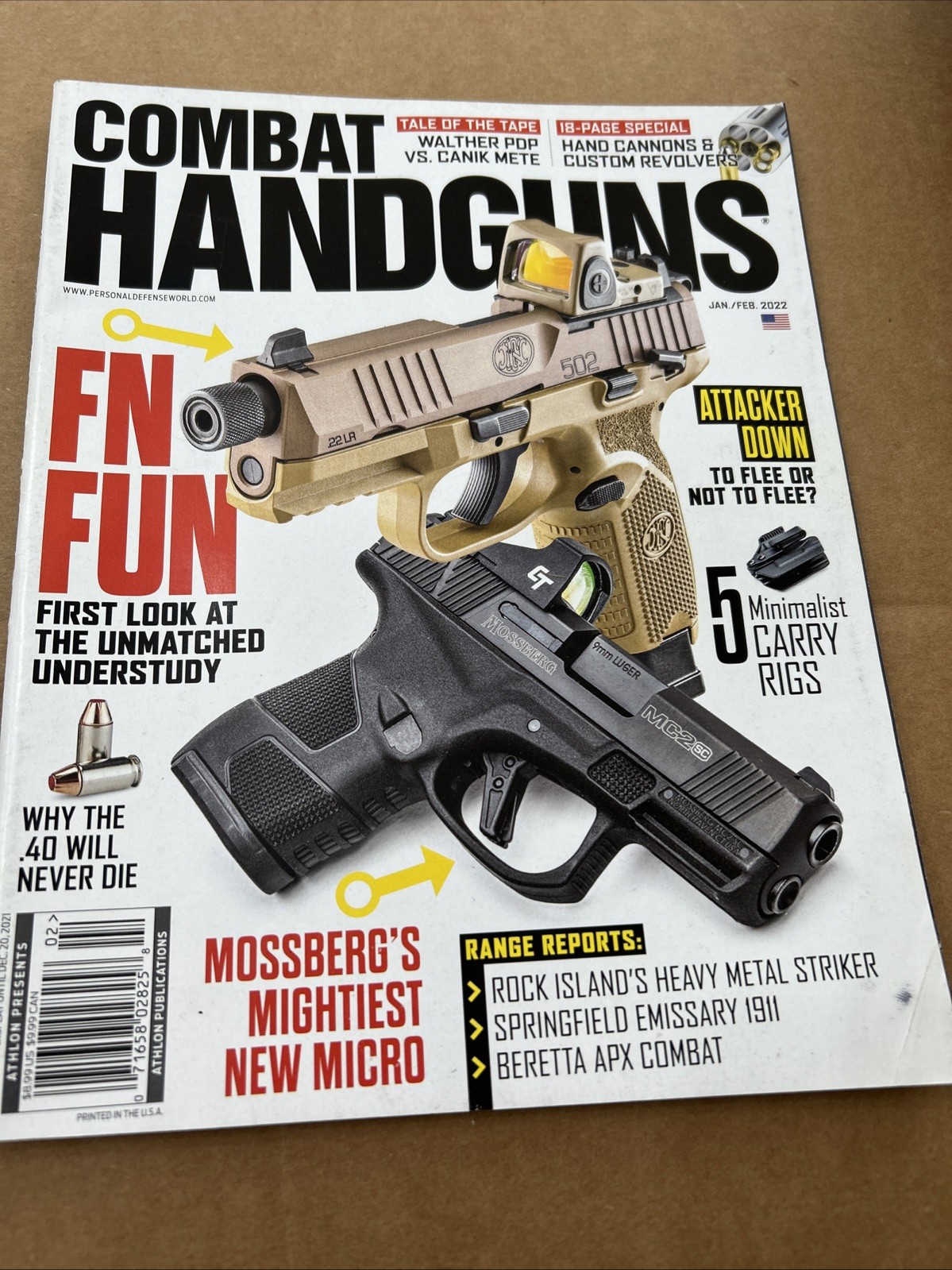 COMBAT HANDGUNS JAN / FEB 2022 COMBAT HANDGUNS JAN / FEB 2022