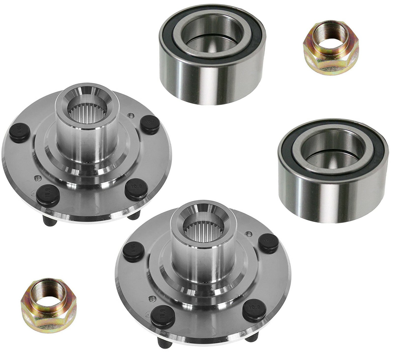 DTA Front Wheel Hub & Bearing Kit for 2016 Honda Civic 2.0L LX EX Sedan Coupe