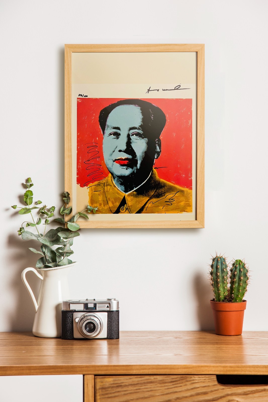 Andy Warhol, Original Hand-signed Lithograph with COA & Appraisal of $3,500 Andy Warhol, Original Hand-signed Lithograph with COA & Appraisal of $3,500