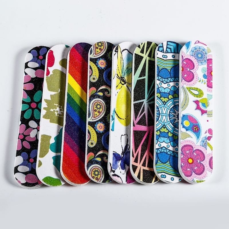 10 Pack Double Sided Manicure Nail File #100 180 Grit Pro Emery Boards Files Toe