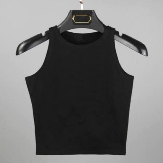 Women Basic Casual Stretch Crop Cropped Tank Top Sleeveless Shirt S - L