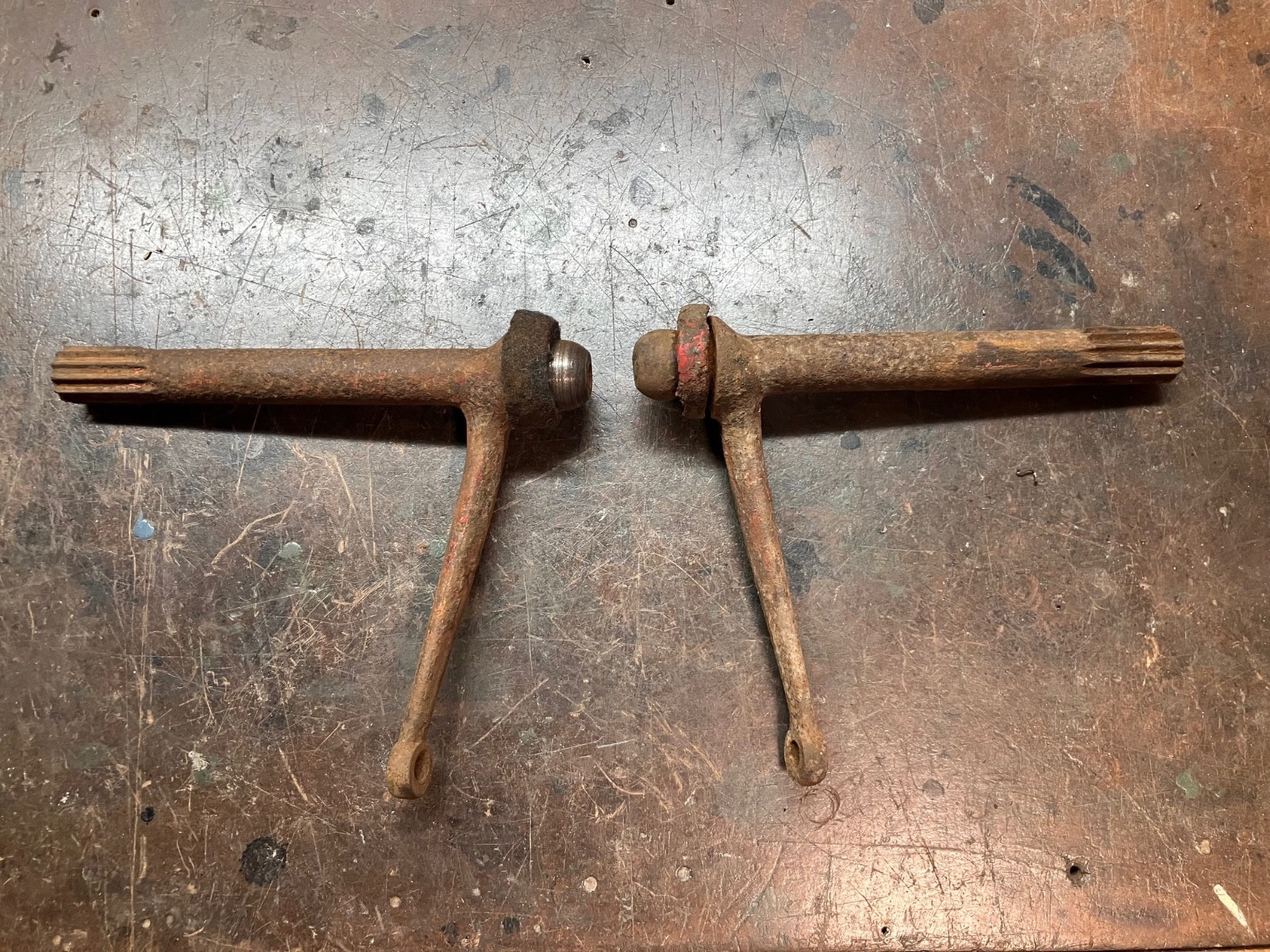 1929 1930-31 Model AA Ford Truck Rear Brake, right and left Actuator / Levers 1929 1930-31 Model AA Ford Truck Rear Brake, right and left Actuator / Levers