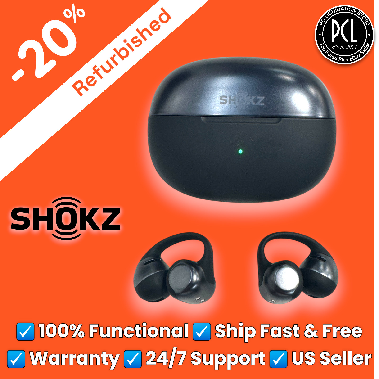 ✅ Shokz - OpenDots ONE Open-Ear True Wireless Dolby Audio Earbuds E310・Black ✅ ✅ Shokz - OpenDots ONE Open-Ear True Wireless Dolby Audio Earbuds E310・Black ✅
