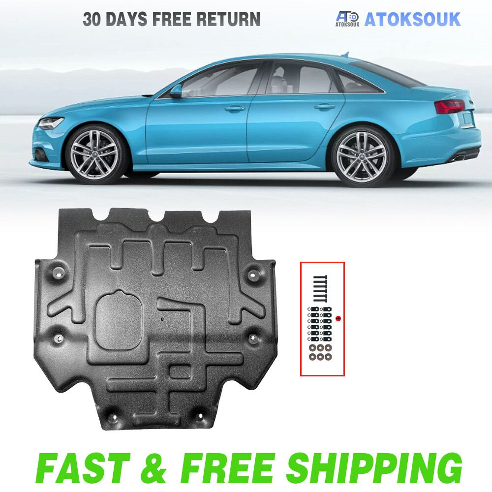 For Audi A6 Gearbox 2012-2018 Under Engine Splash Guards Front Engine Mud Flaps