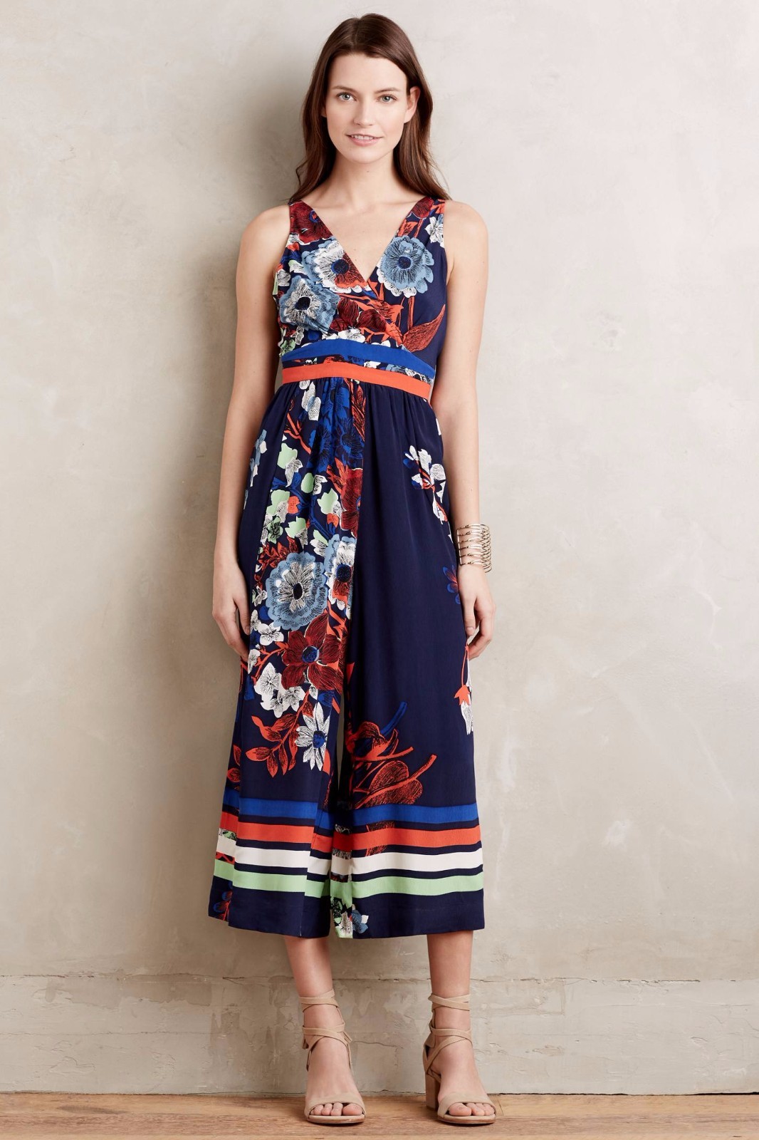 NWT TRACY REESE MYKONOS FLORAL JUMPSUIT 10