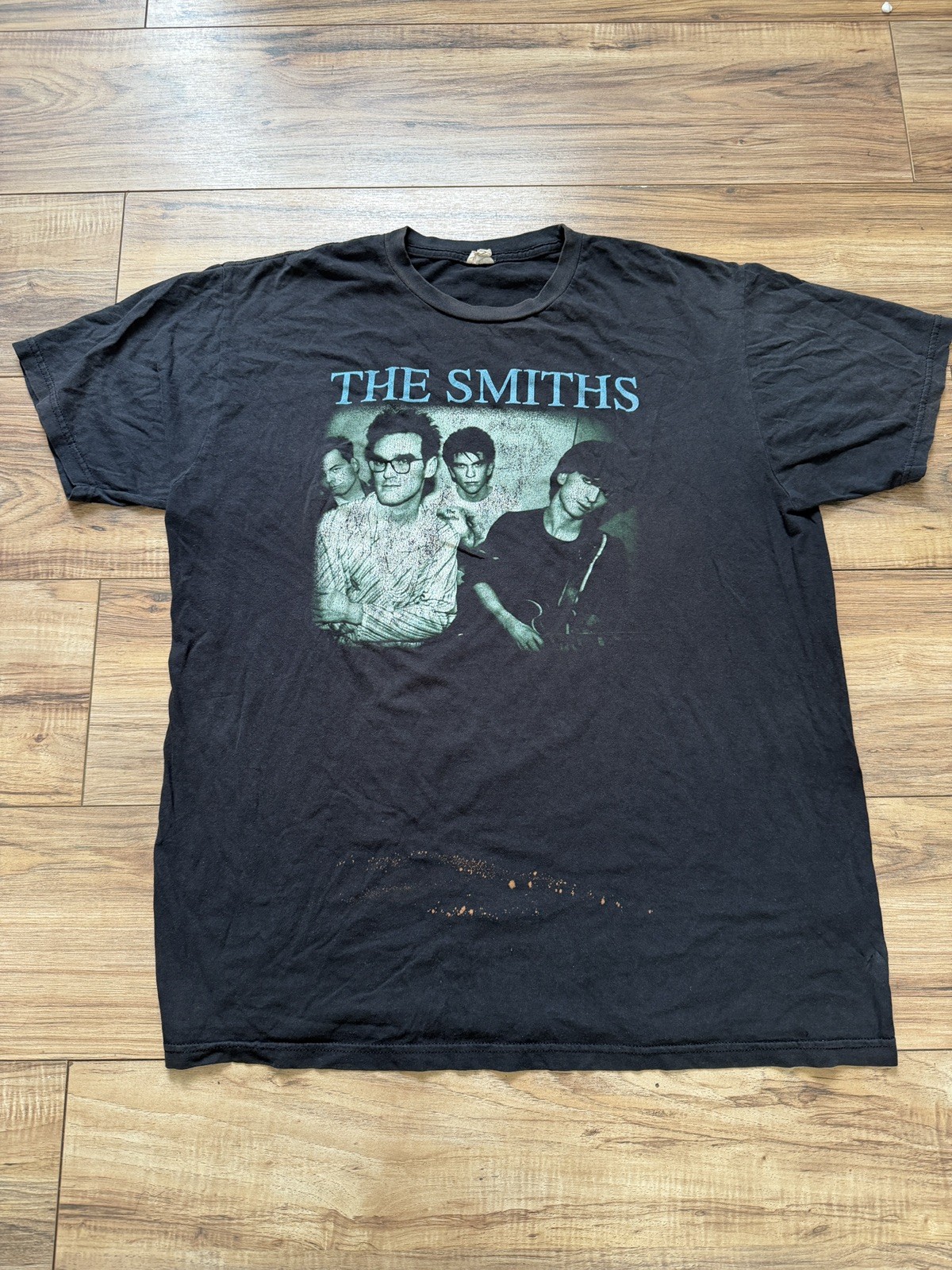 Vintage Y2K The Smiths Band T Shirt XL Morrissey Bayside Distressed Tee