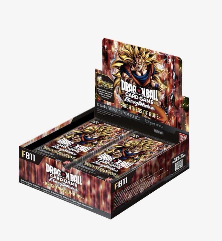 Dragon Ball Fusion World Brightness Of Hope FB11 Booster Box English Sealed Dragon Ball Fusion World Brightness Of Hope FB11 Booster Box English Sealed