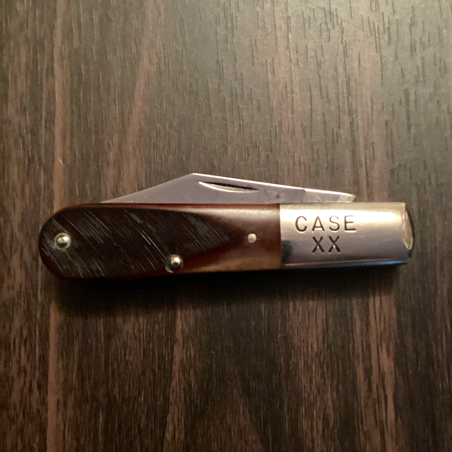 Case XX 62009 1/2 Pocketknife 2 Blade Wood Handle SS Slipjoint Manual