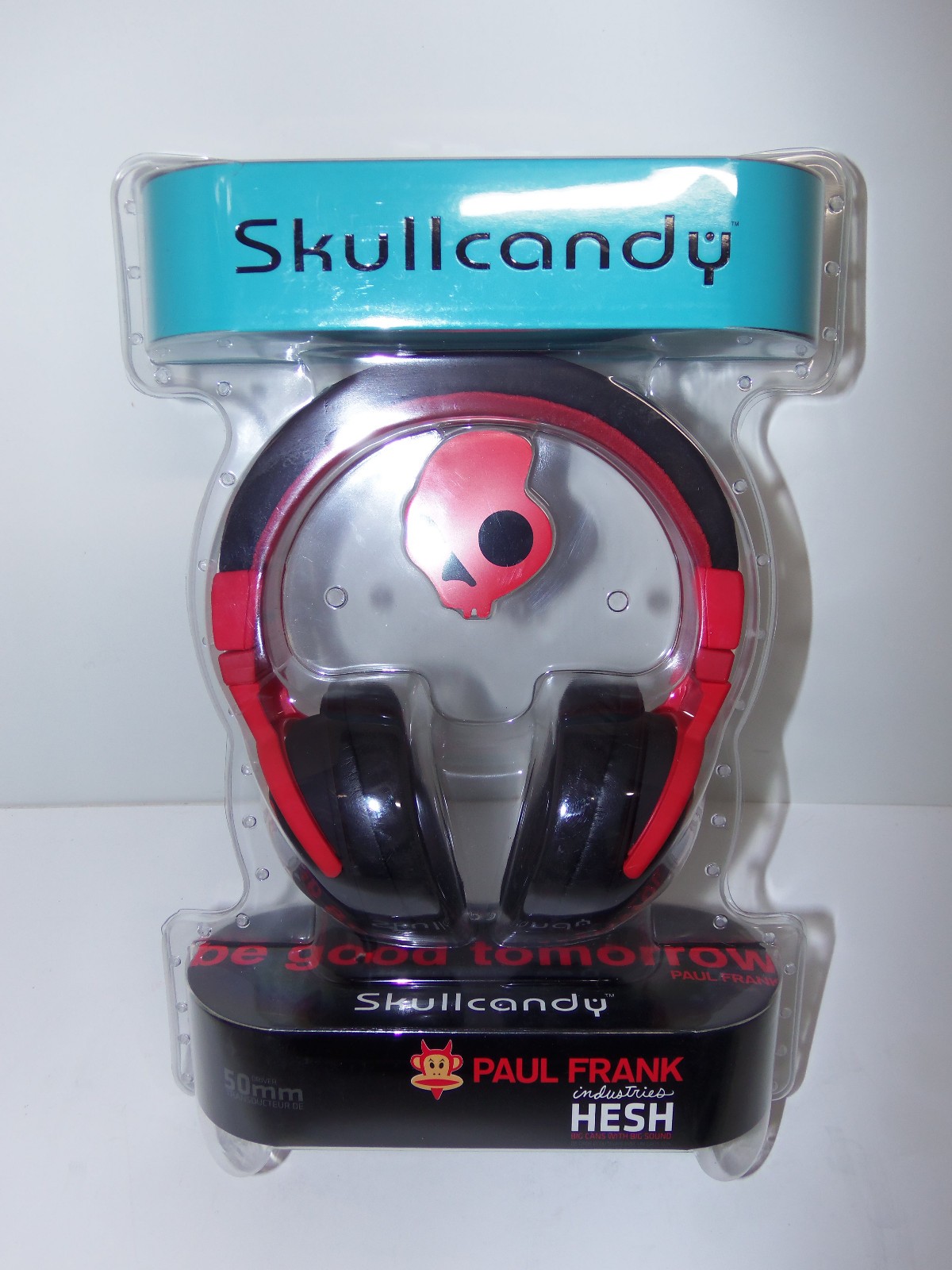 Vintage Skull Candy x Paul Frank Julius The Devil Monkey Wired Hesh Headphones