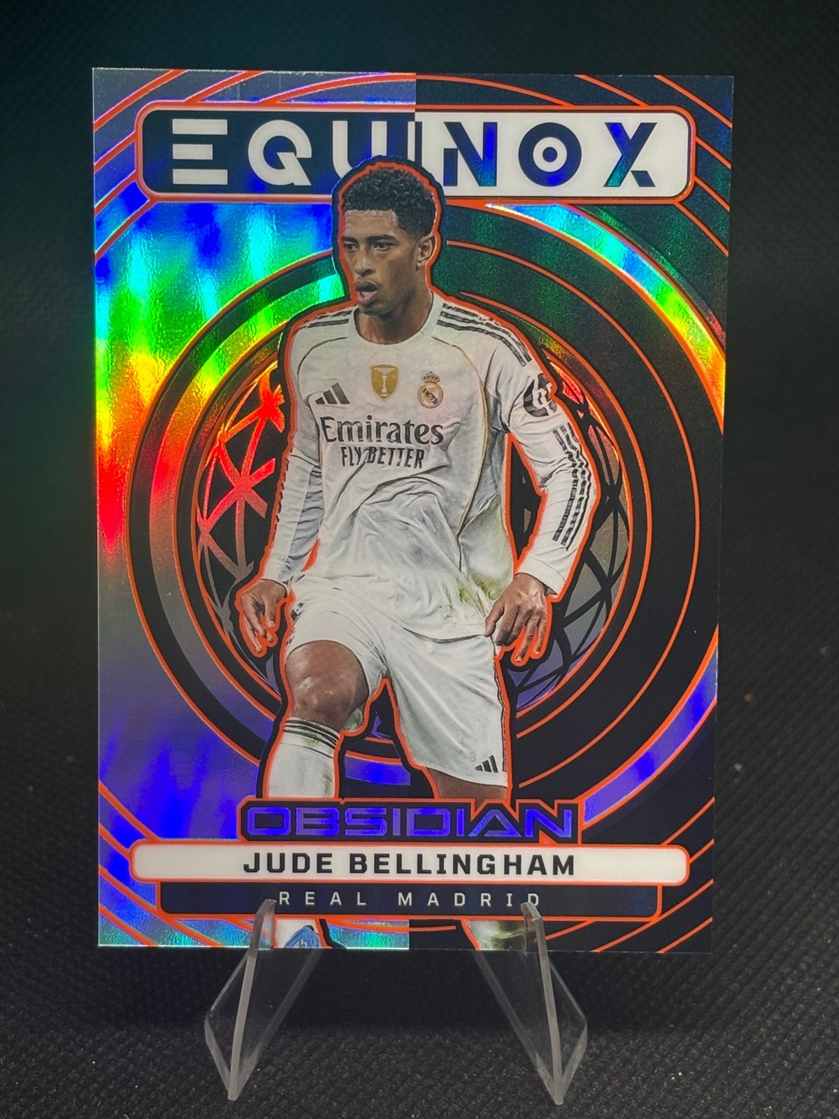 2025-26 Panini Obsidian #15 Jude Bellingham Orange /75 Real Madrid 2025-26 Panini Obsidian #15 Jude Bellingham Orange /75 Real Madrid