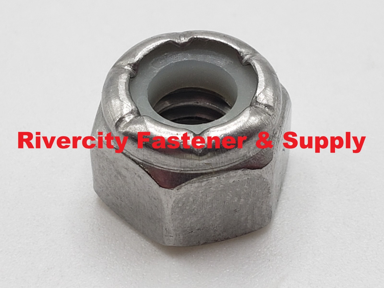 1/4-20 Nylon Insert Stop Nuts 316 Stainless Steel 1/4x20 Nuts 1/4 x 20 Lock Nut