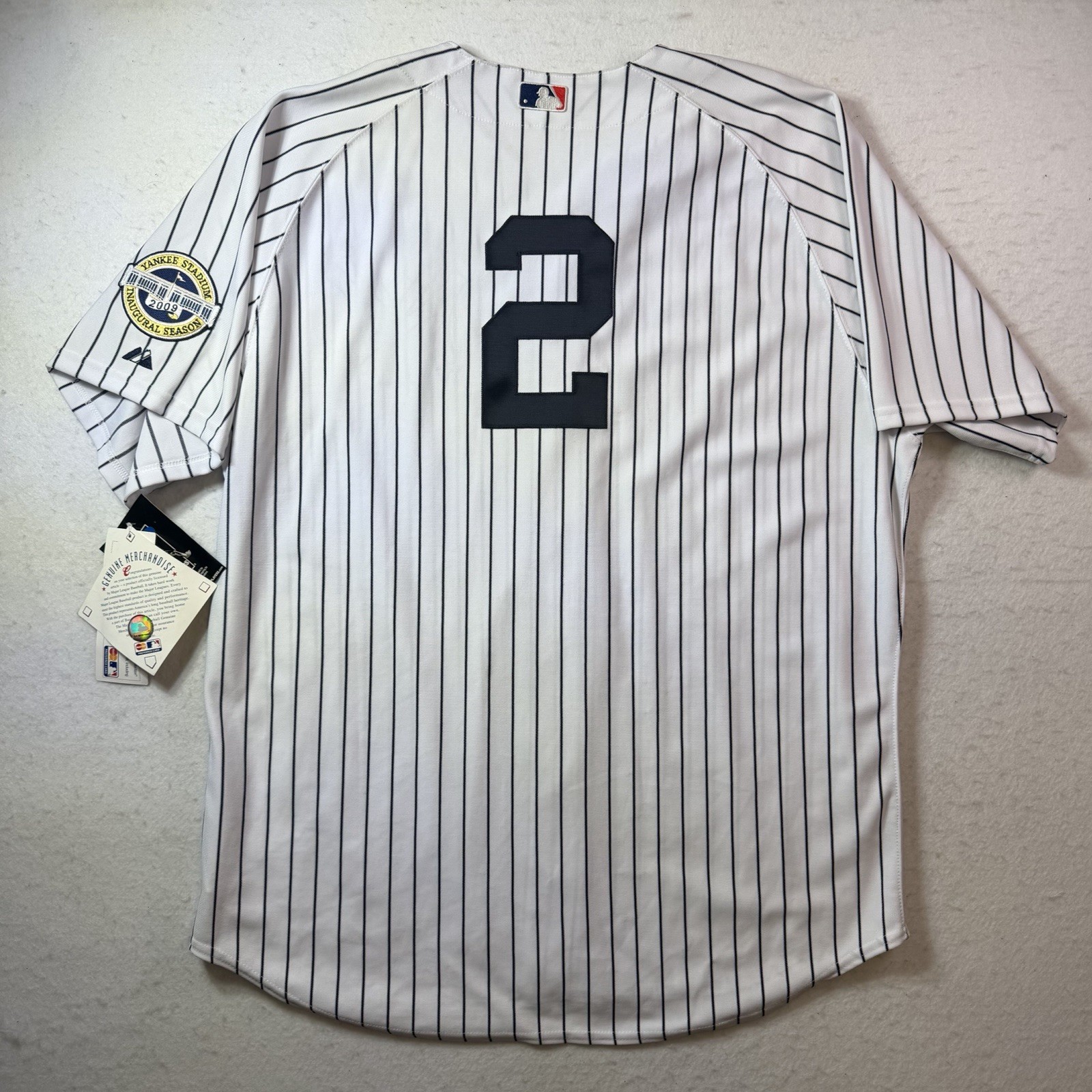 Derek Jeter 2009 Authentic Vintage Jersey New York Yankees Majestic Patch 56 3XL Derek Jeter 2009 Authentic Vintage Jersey New York Yankees Majestic Patch 56 3XL