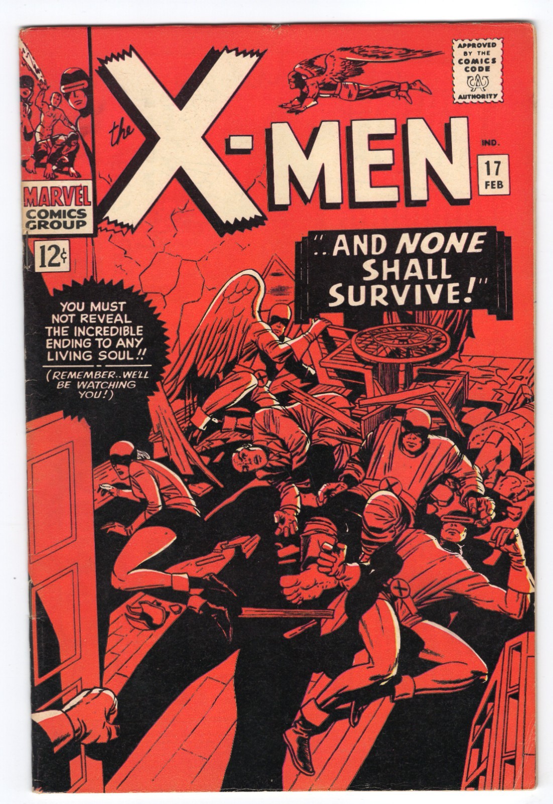 X-Men 17 1966 Marvel Comics VG/F 5.0 Magneto Cyclops Iceman Marvel Girl Beast