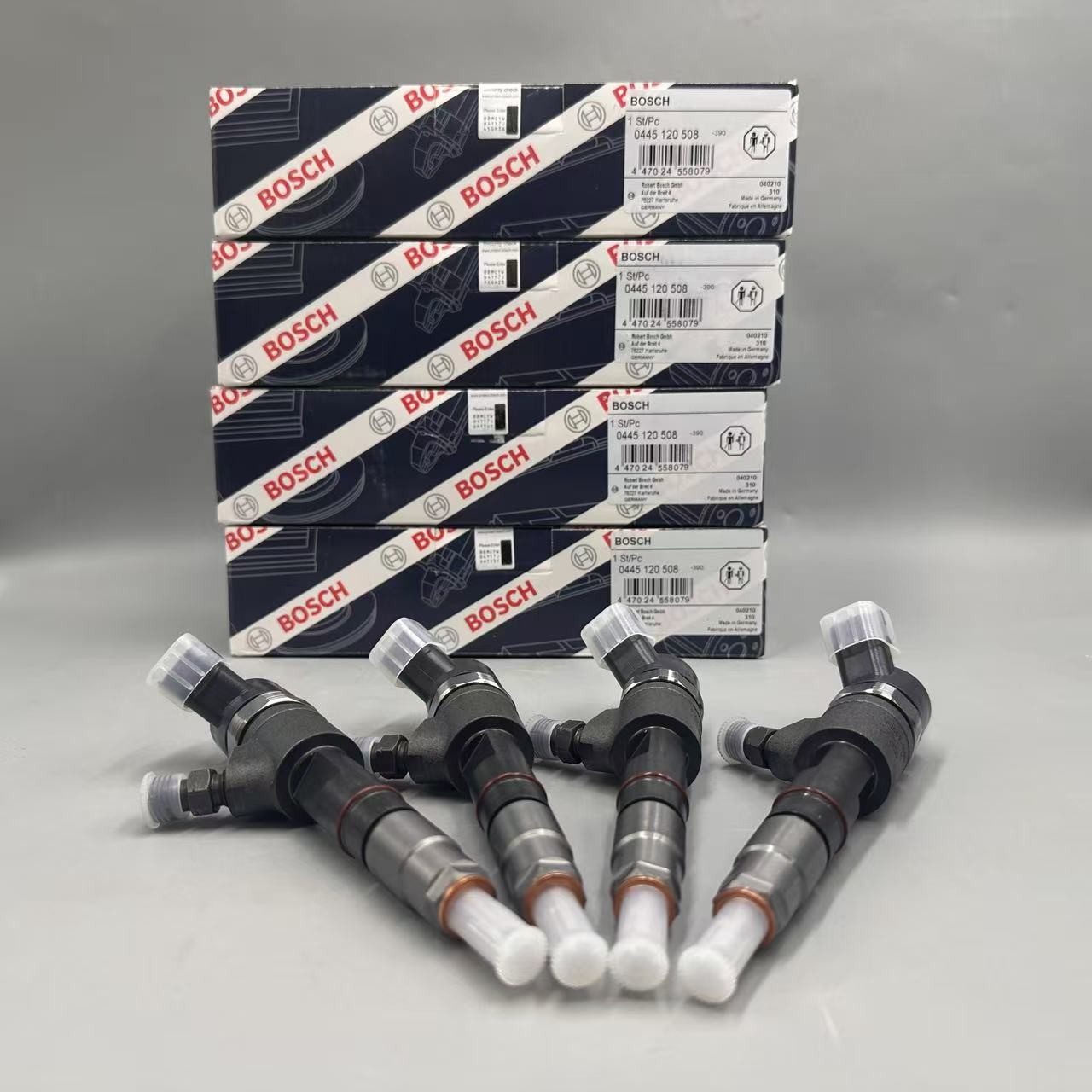4X BOSCH Diesel Fuel Injector 0445110508 for Yanmar 4TNV98CT Engine 129E01-53100