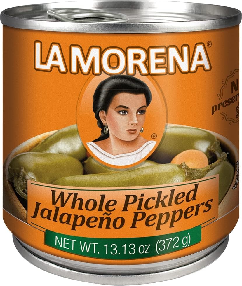La Morena Whole Pickled Jalapeno Peppers, 13oz (1 unit) La Morena Whole Pickled Jalapeno Peppers, 13oz (1 unit)