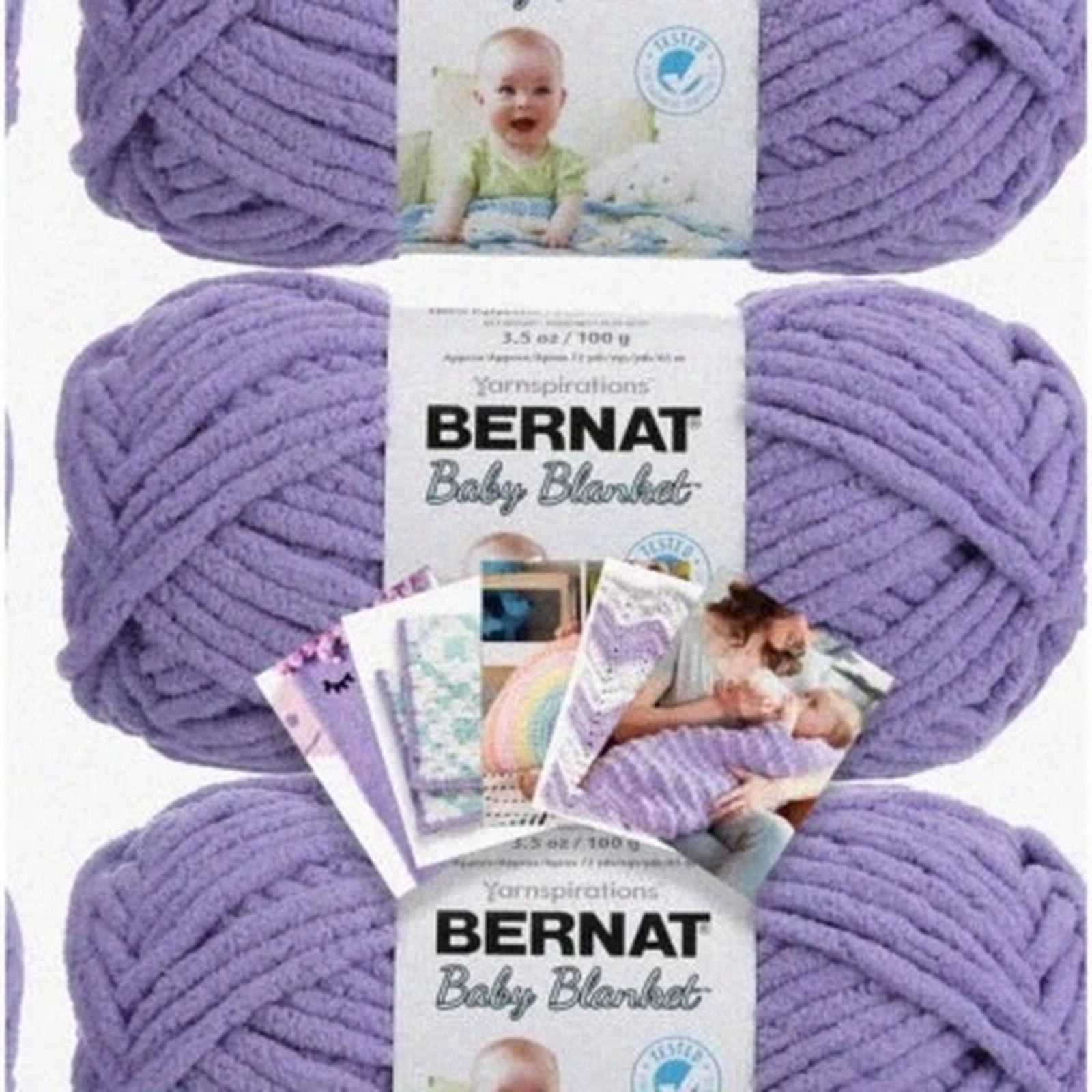 Lilac Dreams Polyester Yarn Pack for Knitting Crocheting Lilac Dreams Polyester Yarn Pack for Knitting Crocheting