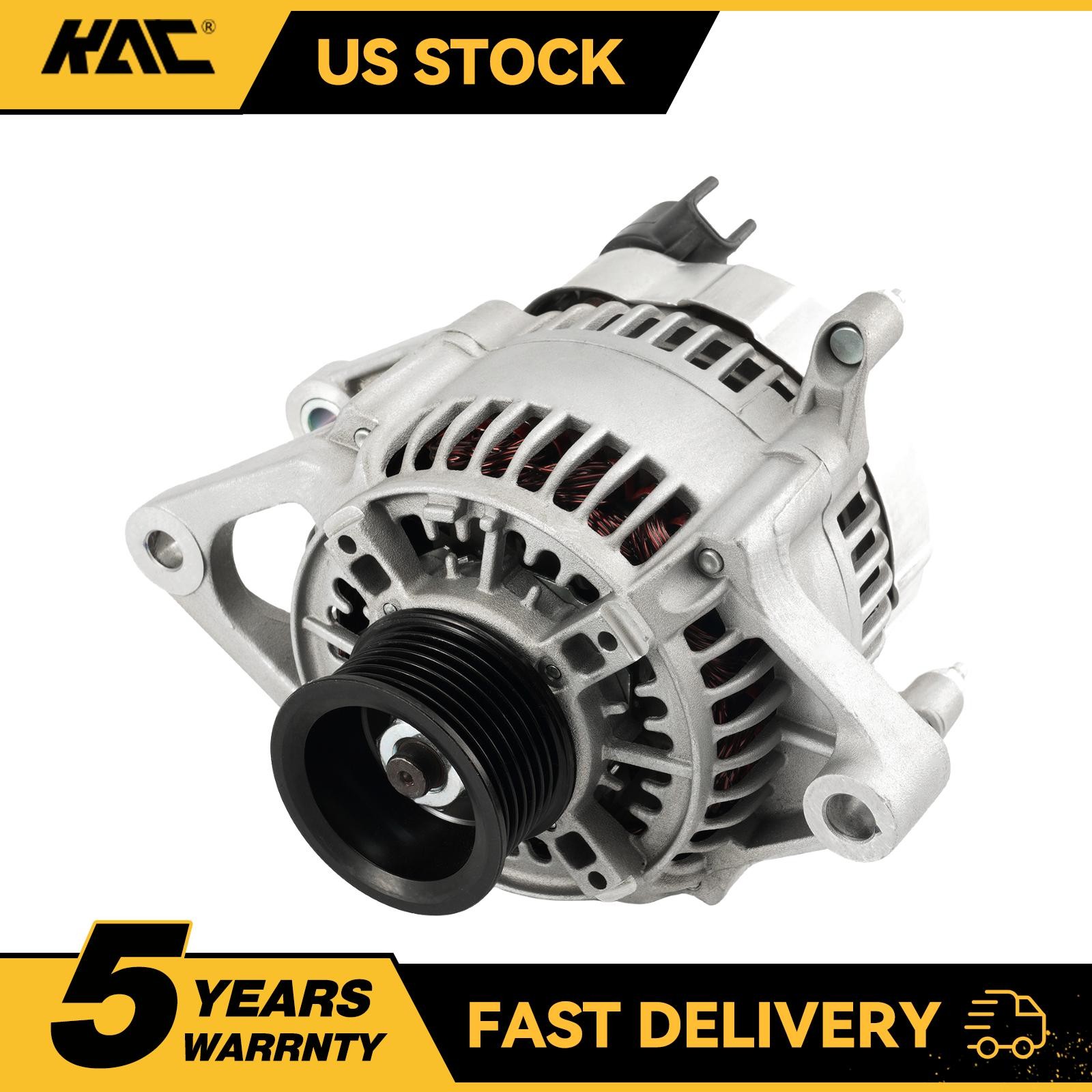 Alternator For 1993-1998 Jeep Grand Cherokee 5.2L V8 3341966 With Pulley 90A 