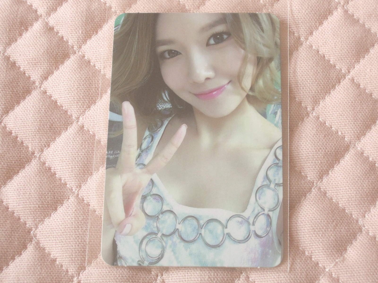 SNSD Sooyoung Charity Bazaar Beaming Effect Photocard SM KPOP