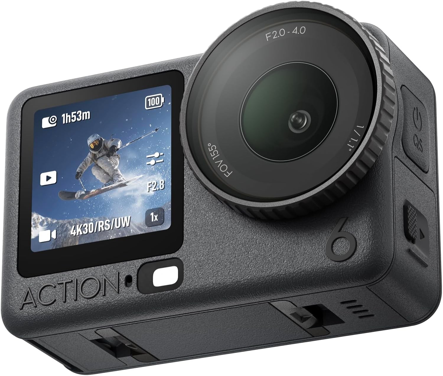 DJI Osmo Action 6 Essential Combo,8K Waterproof Action Camera 1/1.1Square Sensor