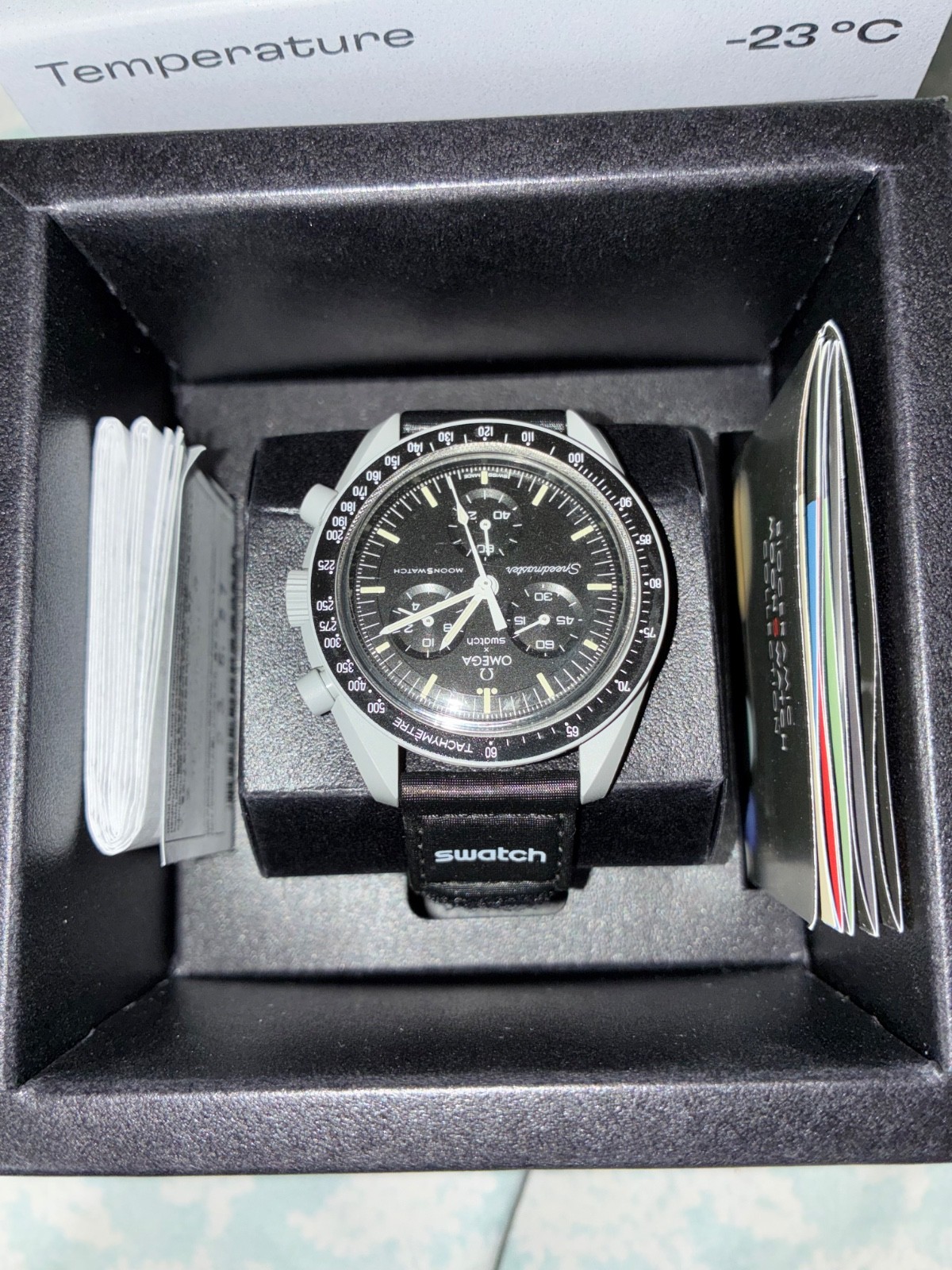 Omega X Swatch Mission to the Moon Quartz Chronograph Tachymeter Bioceramic 42mm Omega X Swatch Mission to the Moon Quartz Chronograph Tachymeter Bioceramic 42mm