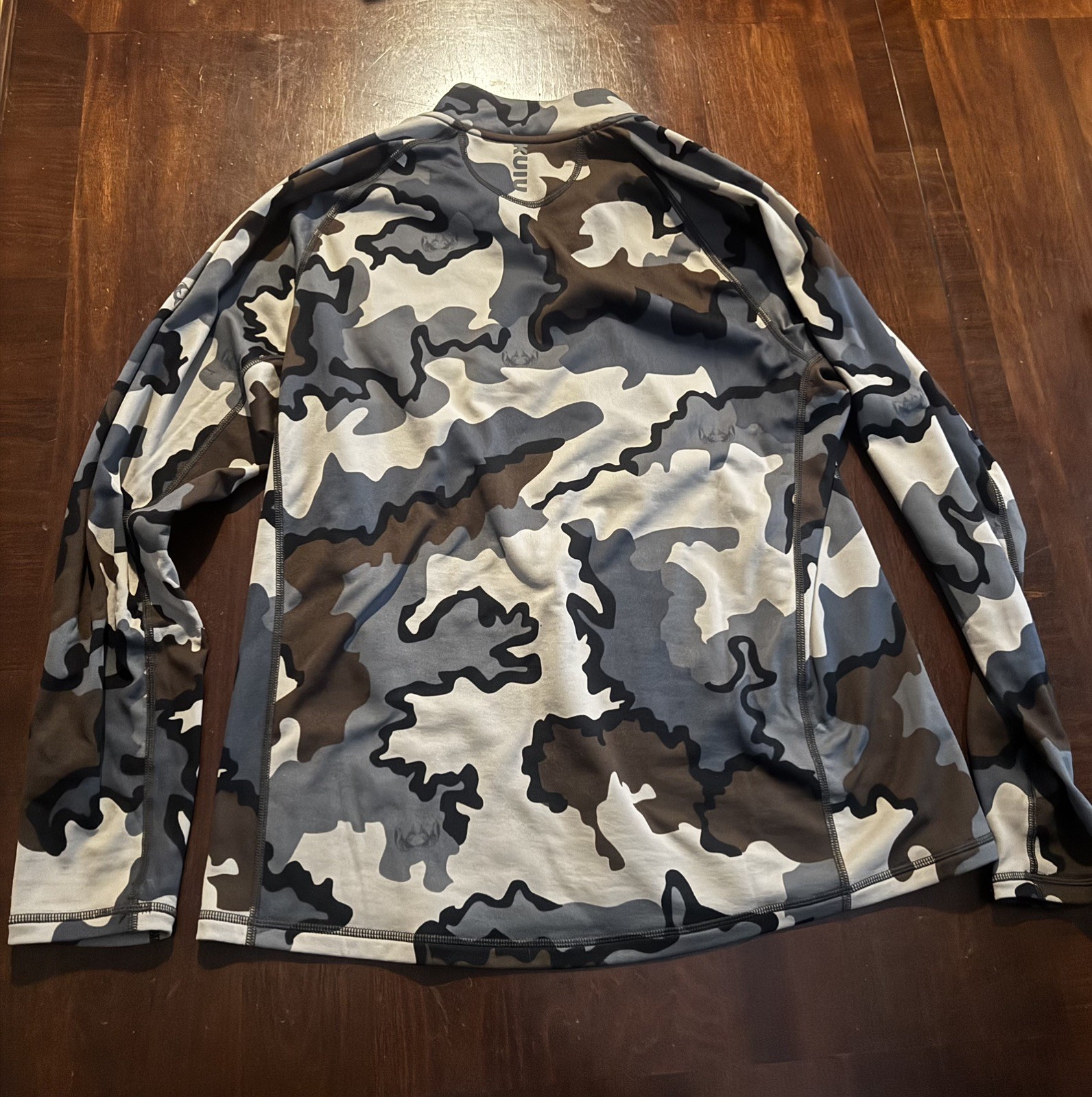 KUIU Peloton 97 Men\'s L Camo Karuishi Fleece Long Sleeve Pullover