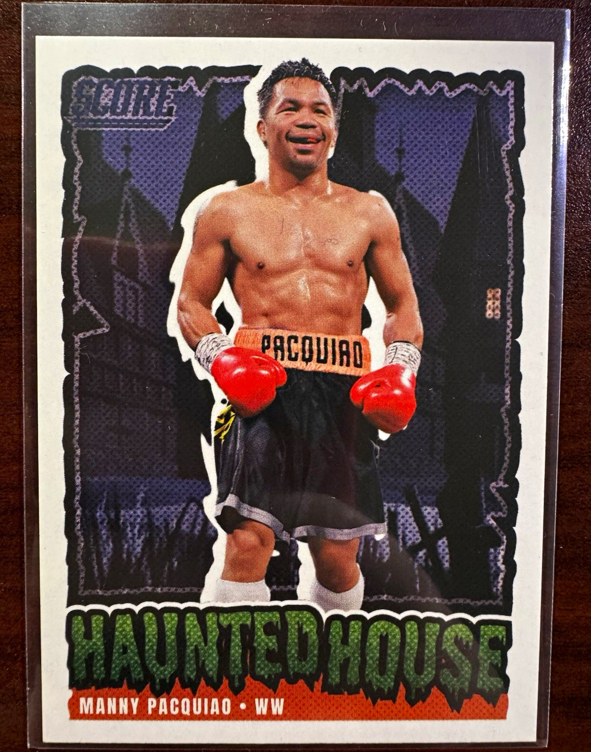 2026 Panini Score-A-Treat Haunted House #250 Manny Pacquiao 2026 Panini Score-A-Treat Haunted House #250 Manny Pacquiao