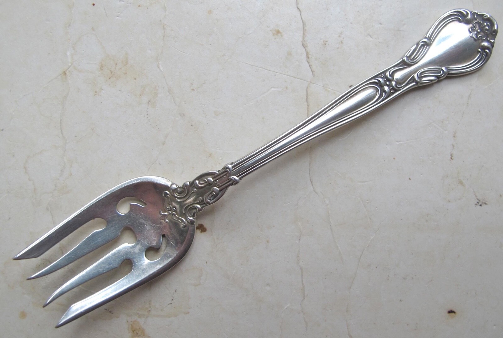 Gorham CHANTILLY Sterling RAMEKIN FORK 4 3/4\ Gorham CHANTILLY Sterling RAMEKIN FORK 4 3/4\