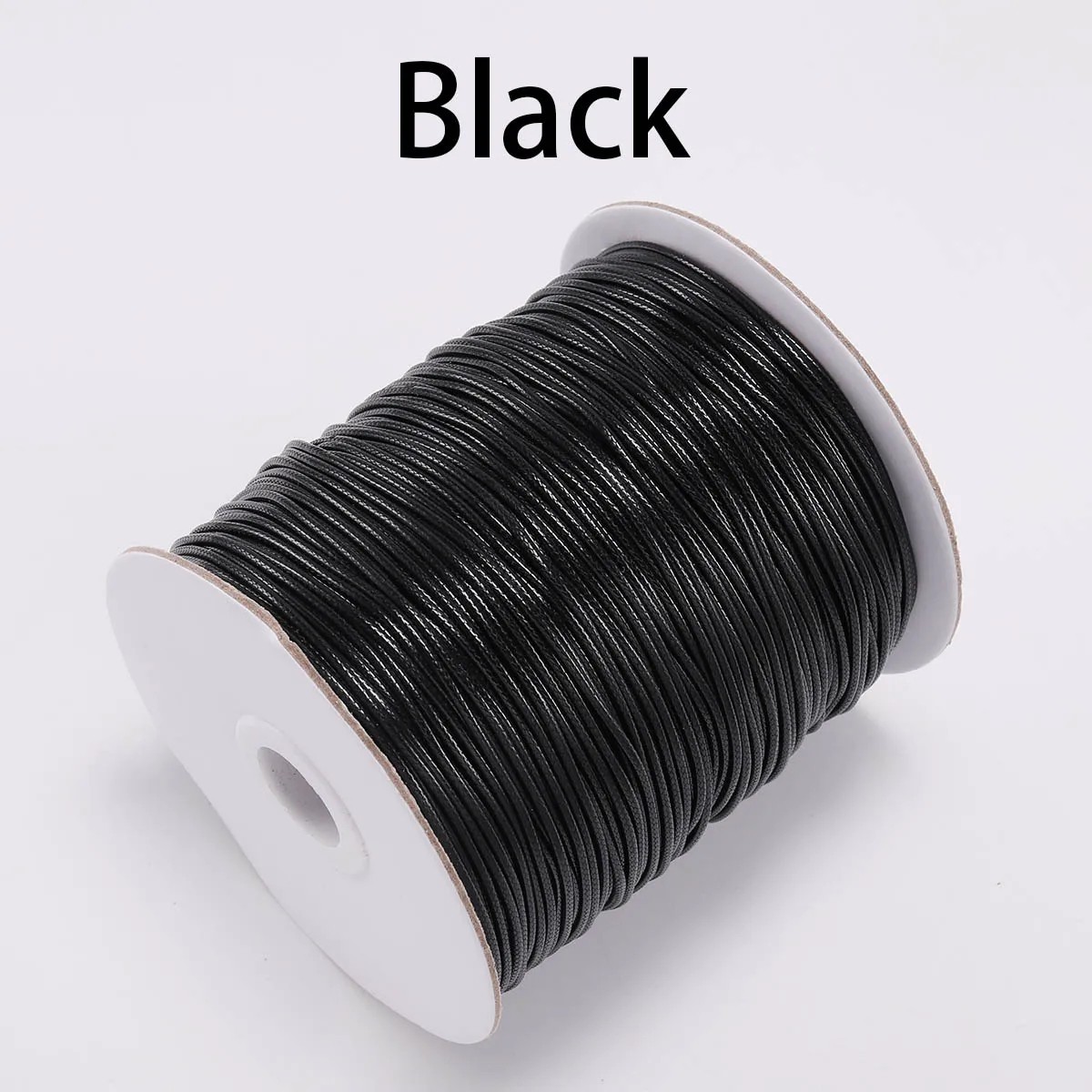 Waxed Cotton Cord Black Jewelry Making Thread 0.5-2mm Necklace Rope String Waxed Cotton Cord Black Jewelry Making Thread 0.5-2mm Necklace Rope String