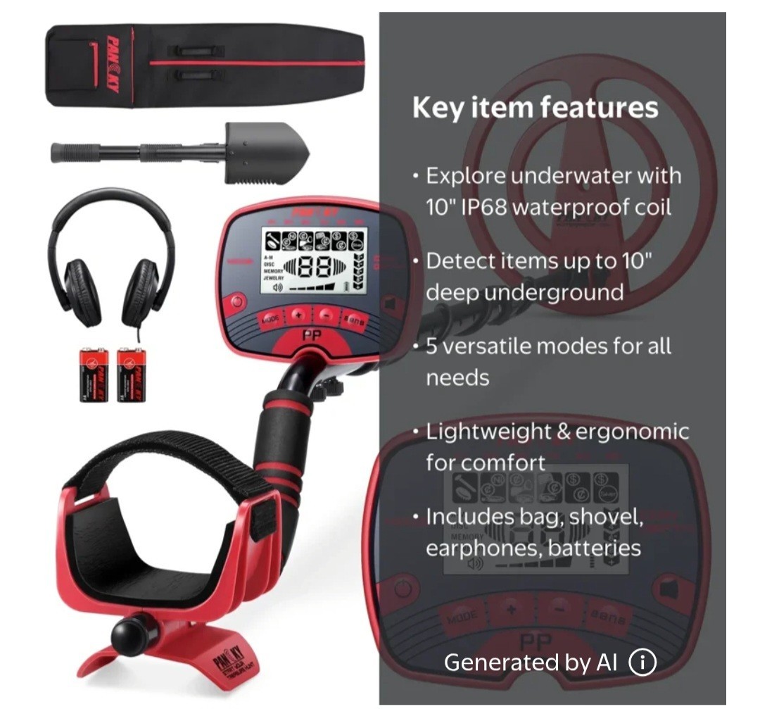 PANCKY Metal Detectors for Adults Waterproof, Professional Higher Accuracy New