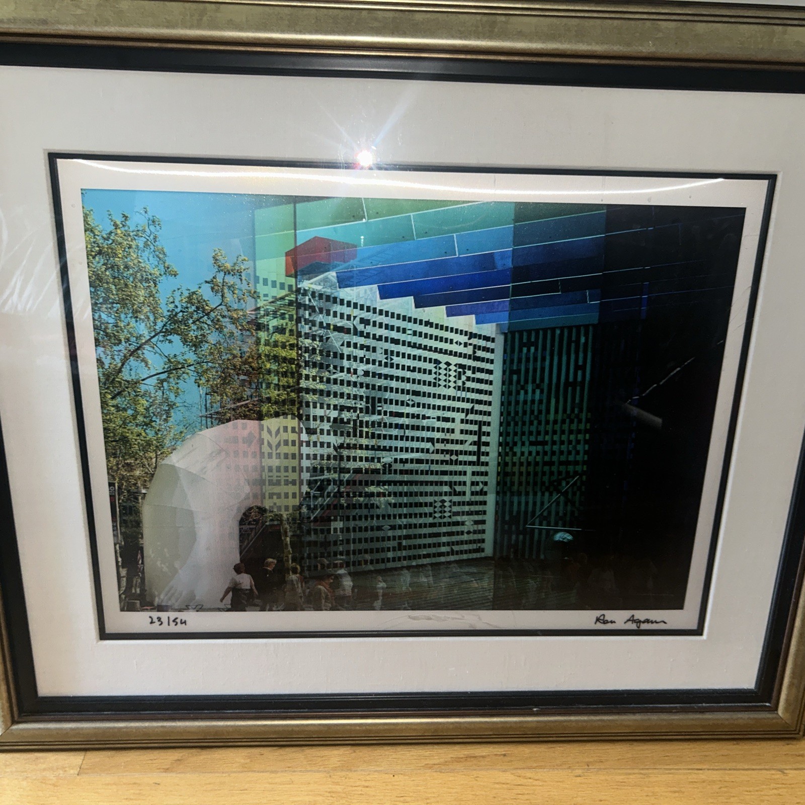 🔥Ron Agam Paris Museum of modern art Agamograph Signed 23/54 SEND OFFERS🔥 🔥Ron Agam Paris Museum of modern art Agamograph Signed 23/54 SEND OFFERS🔥