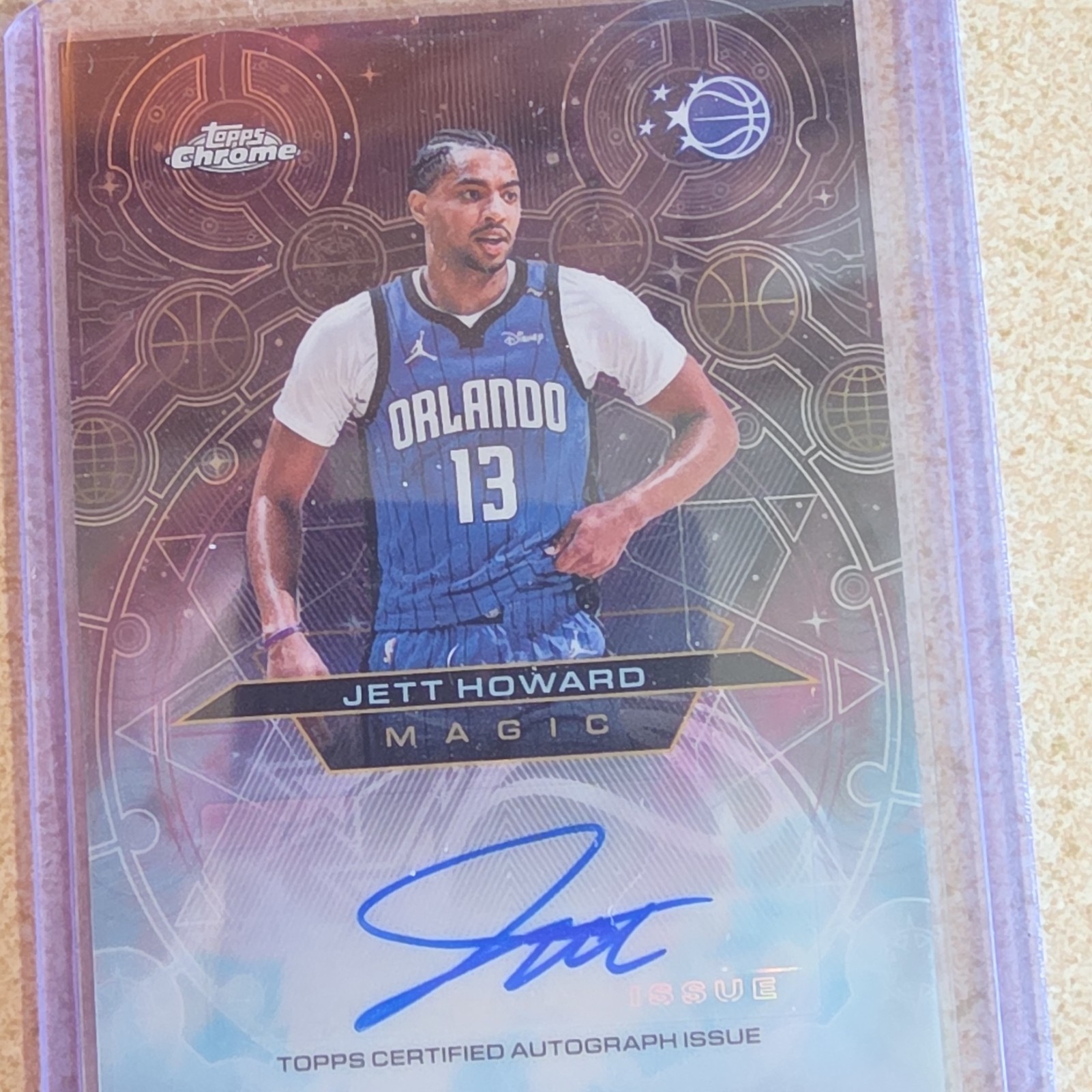 Topps 2025-26 Chrome Update Jett Howard Chromographs Auto #CH-JHO Magic Topps 2025-26 Chrome Update Jett Howard Chromographs Auto #CH-JHO Magic