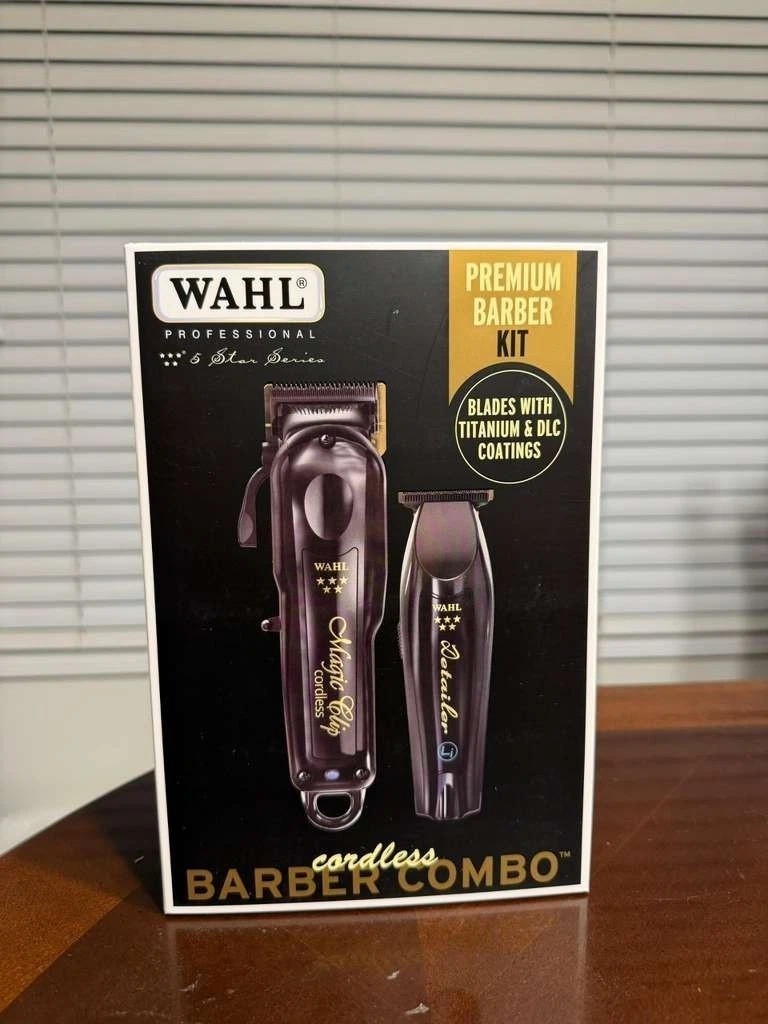 New Wahl Cordless Barber Combo Clipper/Detailer Trimmer - Black (3025397)