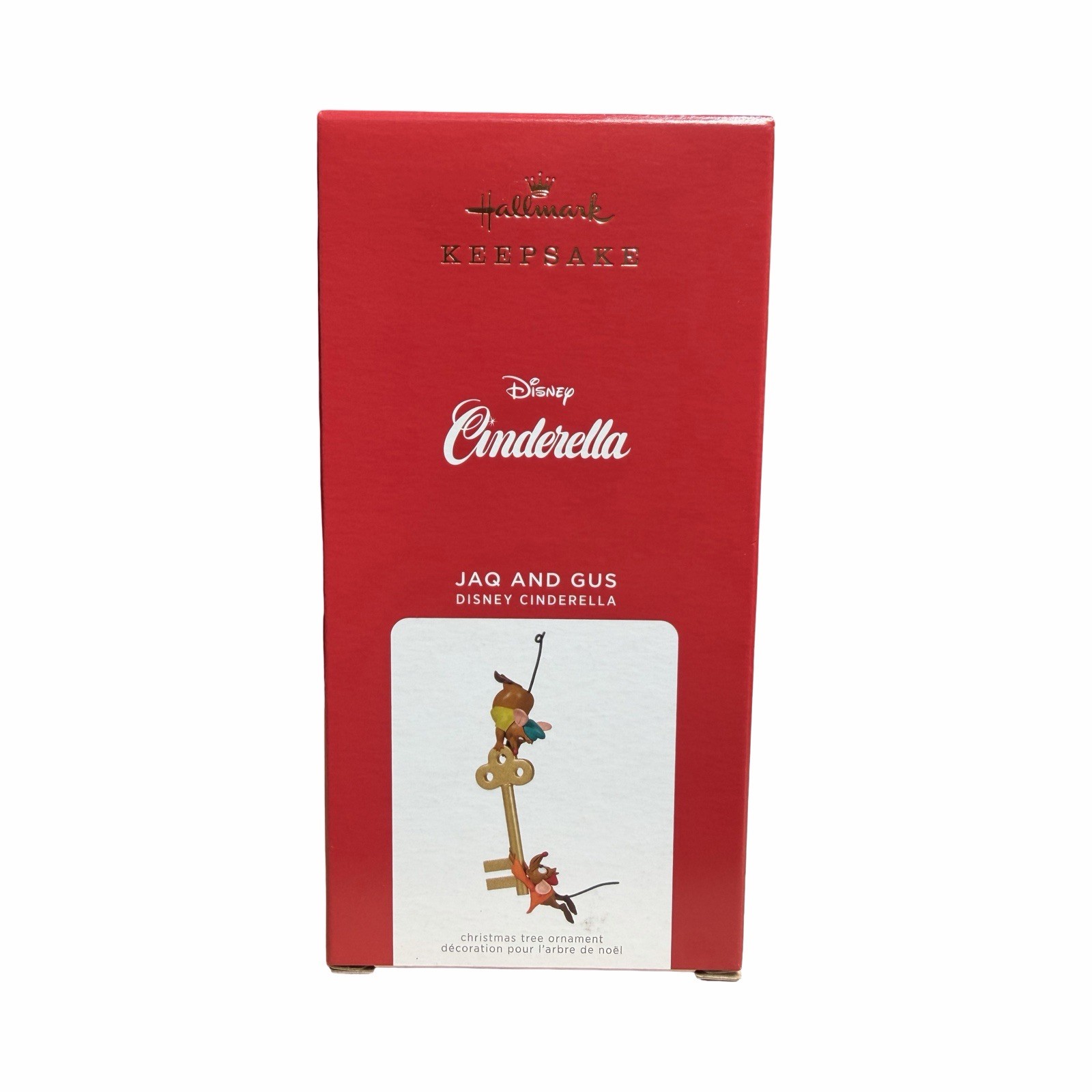 2021 Hallmark Disney Cinderella Jaq and Gus Limited Edition Ornament