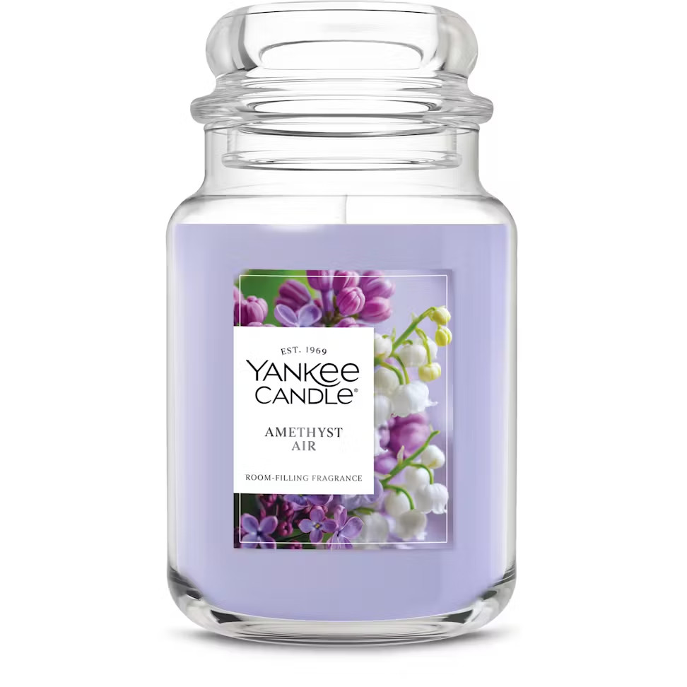 Yankee Candle Amethyst Air Large Jar Candle 22oz NEW Spring Summer Scent