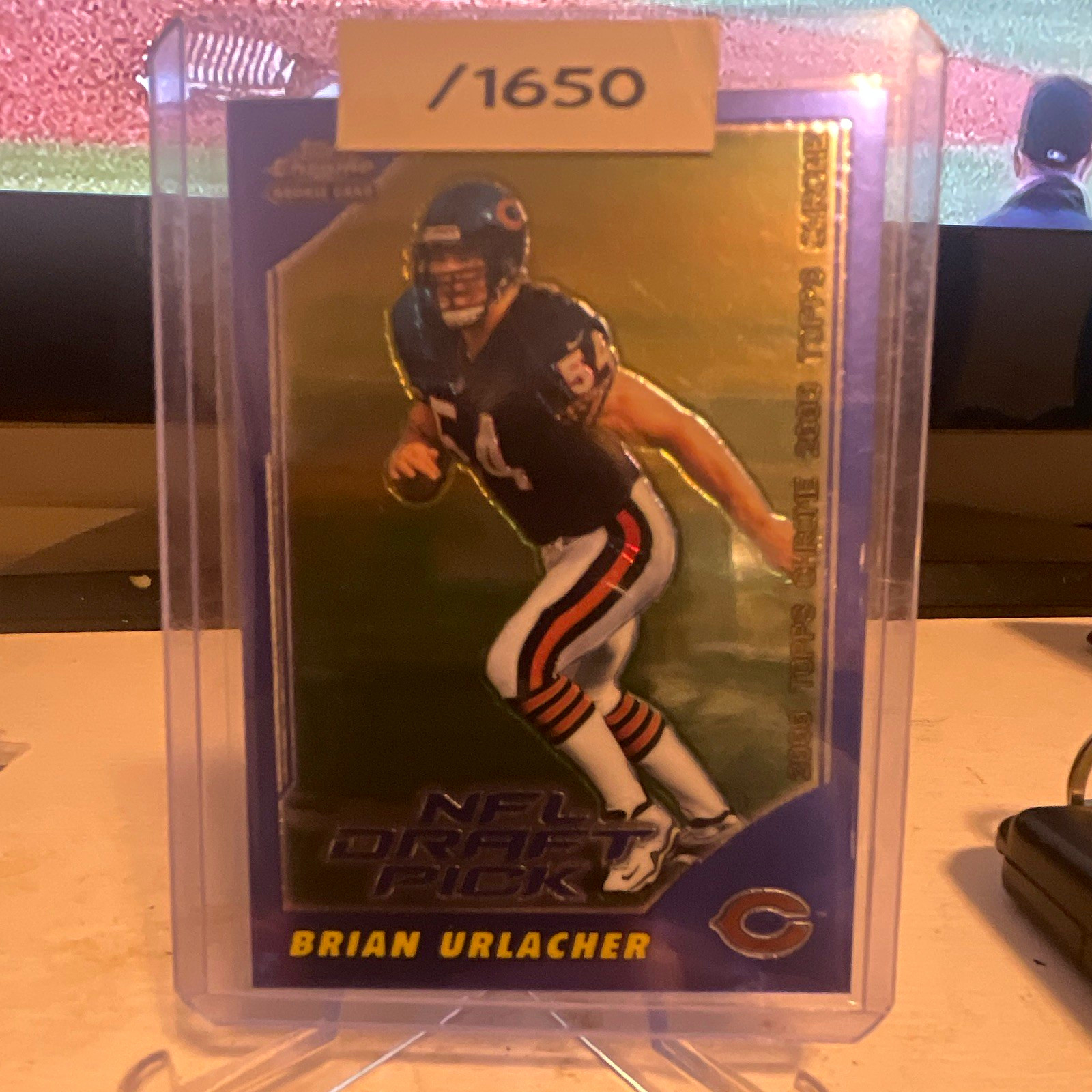 Topps 2000 Topps Chrome Brian Urlacher Bears NFL Draft Pick #253 /1650 RC