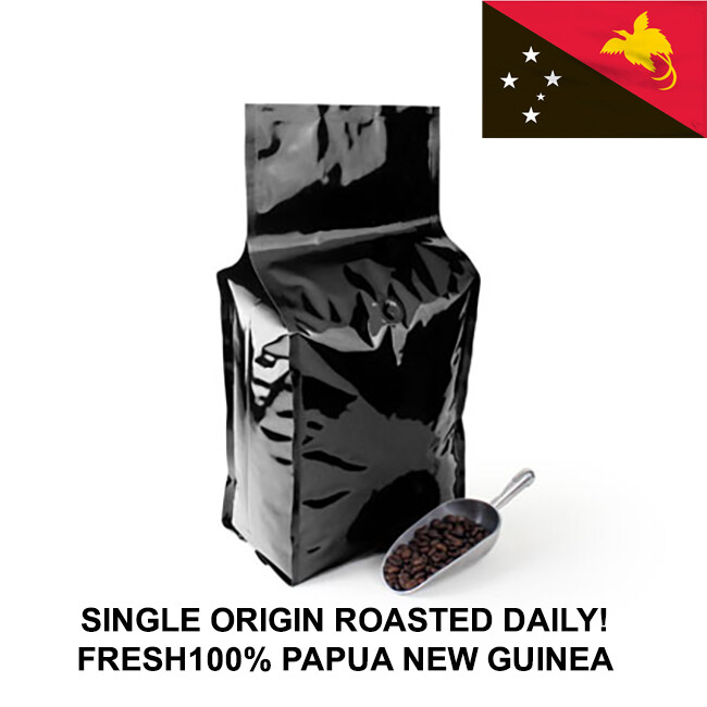 2, 5, 10 lb Papua New Guinea Fresh Roasted Coffee Whole Bean or Ground - Arabica